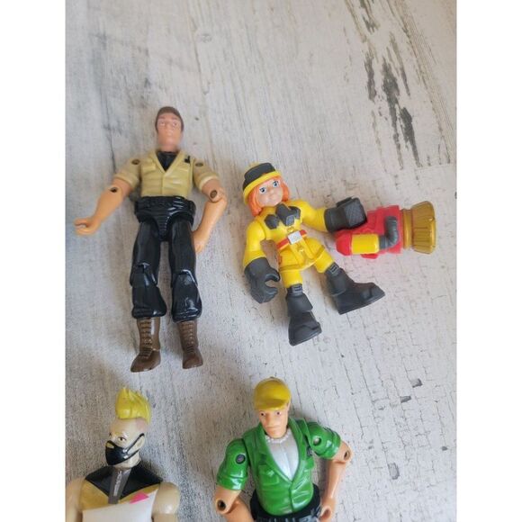 Firefighter biker action figure mow hawk toy figure set job - Picture 5 of 12